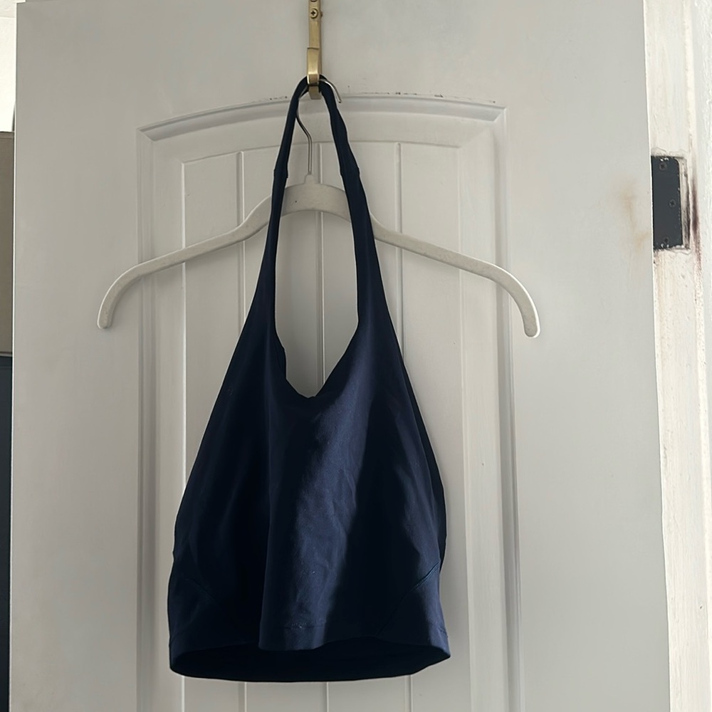 lululemon align halter tank size 4 navy